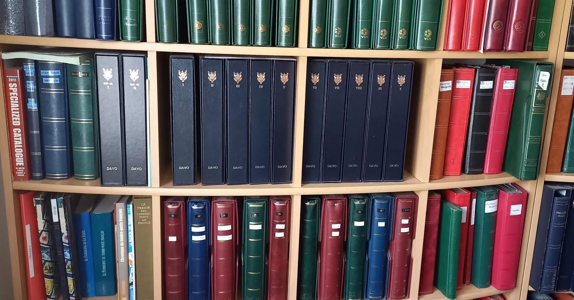 Collection de timbres